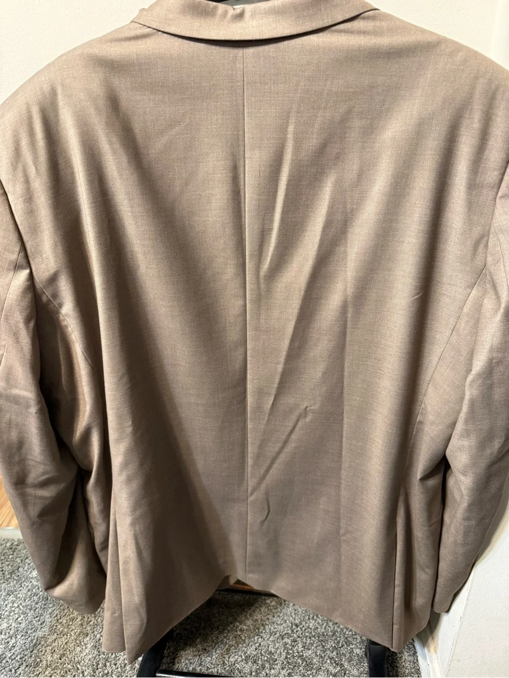Nautica Men's Grant Bi-Stretch Suit Separate Jacket Only L54 W49 Light Brown